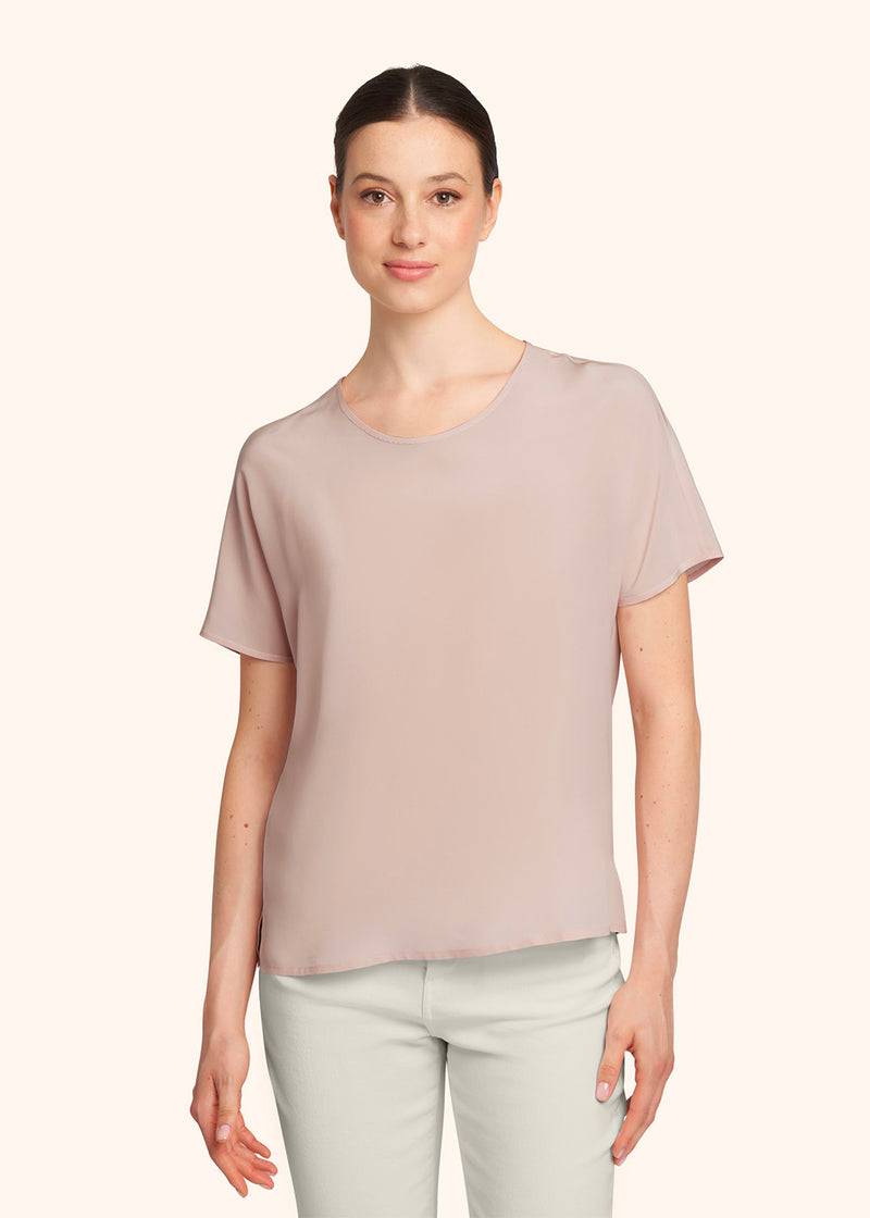 Kiton T-SHIRT SETA D55401K0597A12 Vendita Economica