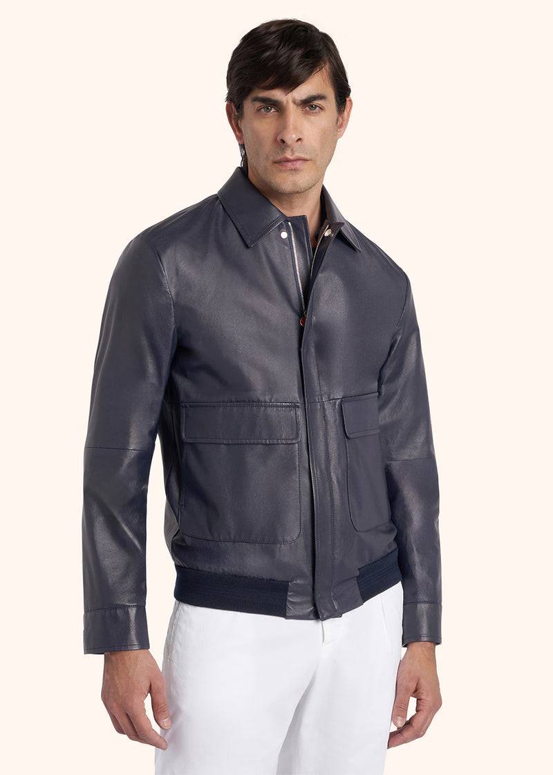 Kiton GIUBBOTTO LAMBSKIN UW1806V0824C15 Qualità Garantita
