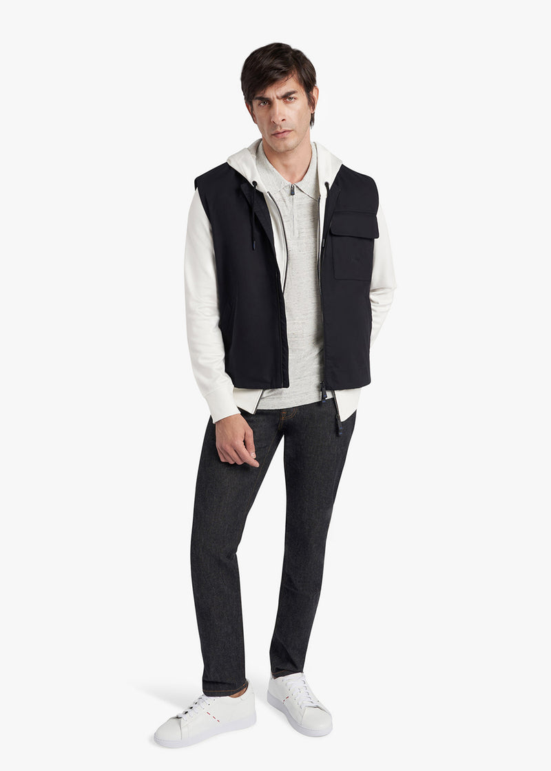 Kiton GIUBBOTTO SMANICATO COTONE UGKN060K0705D02 In Vendita