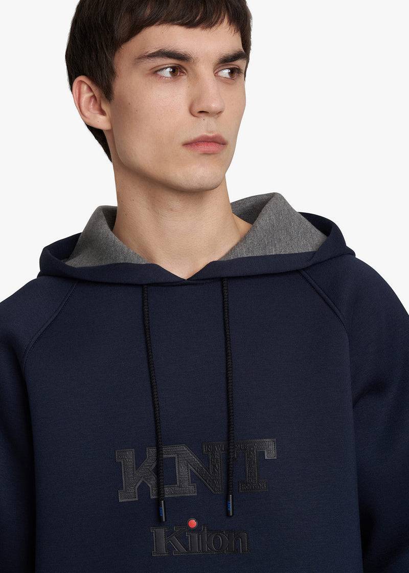 Kiton FELPA C/CAPPUCCIO Viscosa UMM021401 Vendita Economica