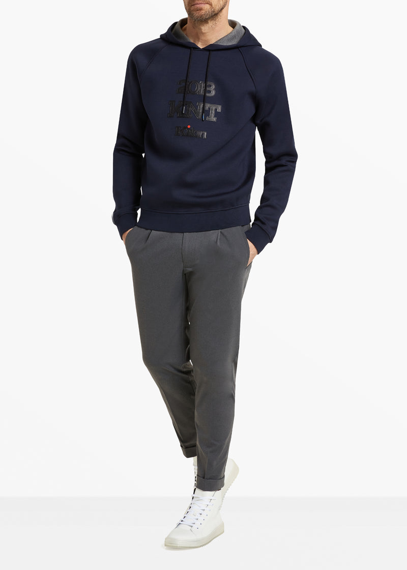 Kiton FELPA C/CAPPUCCIO VISCOSA UMM011602 Saldi Di Fabbrica