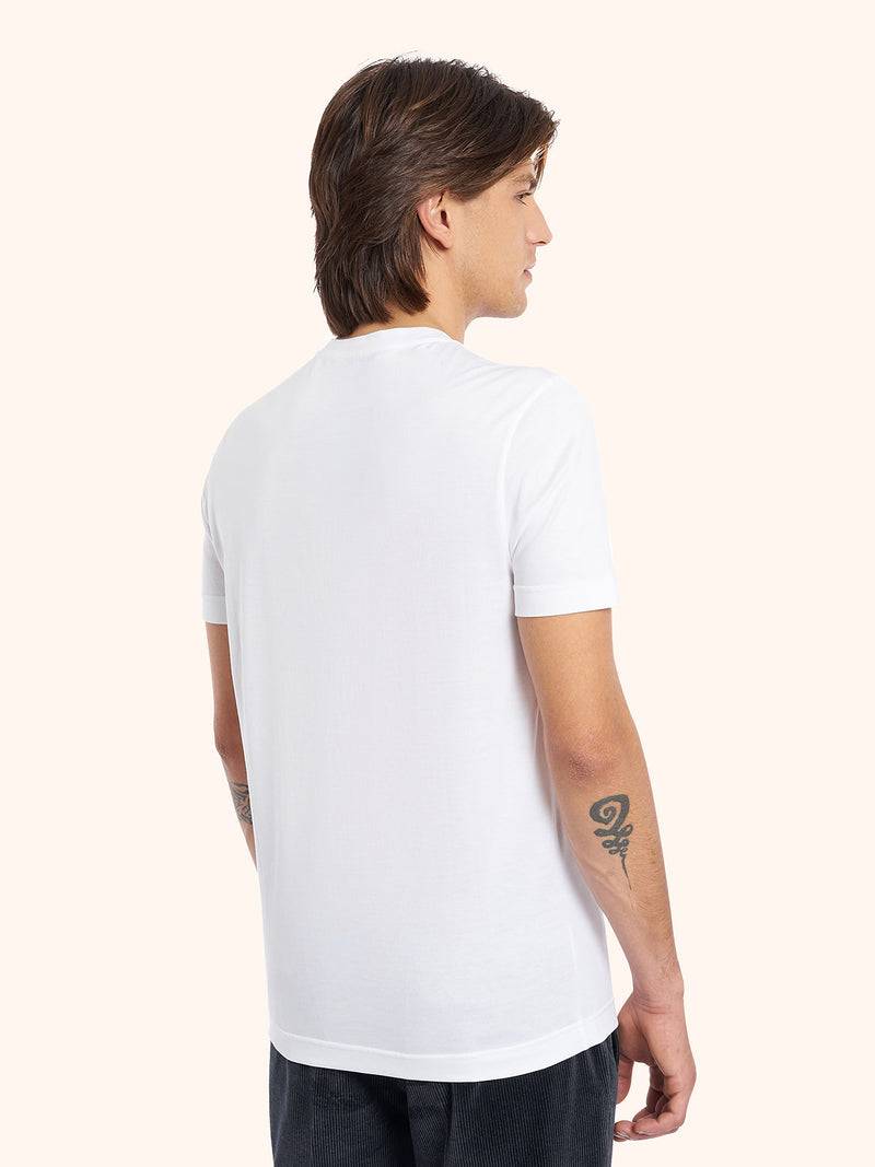 Kiton T-SHIRT M/M Cotone UMM017101 Nuovo