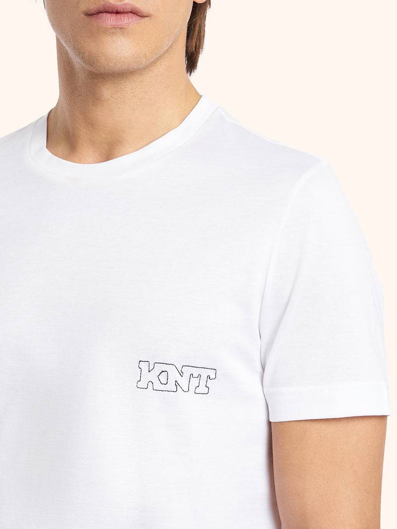 Kiton T-SHIRT M/M Cotone UMM017101 Nuovo