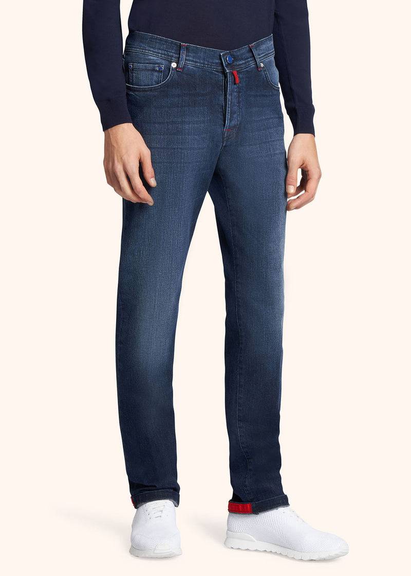 Kiton PANTALONI ULTRA SLIM COTONE UPNJSM2J0763A03 Offerta San Valentino