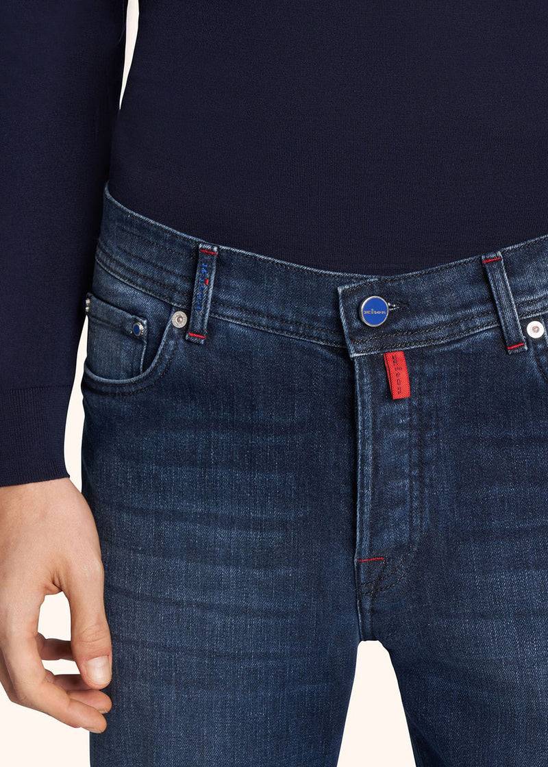 Kiton PANTALONI ULTRA SLIM COTONE UPNJSM2J0763A03 Offerta San Valentino