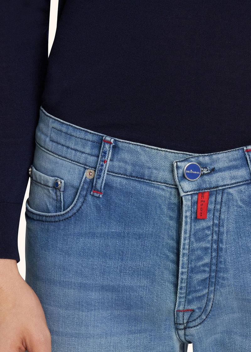 Kiton PANTALONI ULTRA SLIM COTONE UPNJSM2J0763A01 Offerta Anniversario