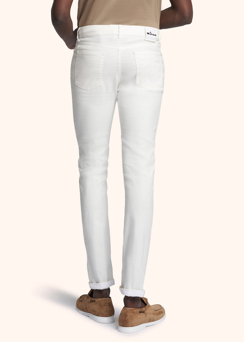 Kiton PANTALONI Lino UPNJSMJ0762B13 Smaltimento dello stoccaggio