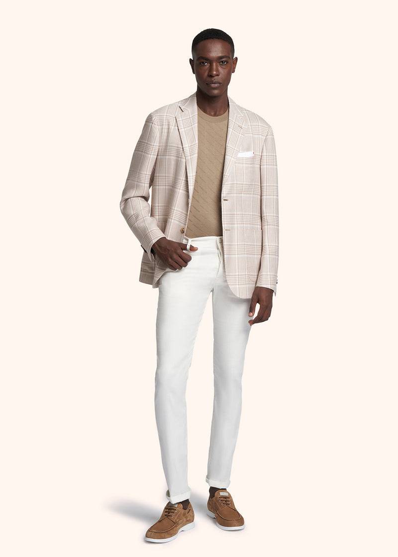Kiton PANTALONI Lino UPNJSMJ0762B13 Smaltimento dello stoccaggio