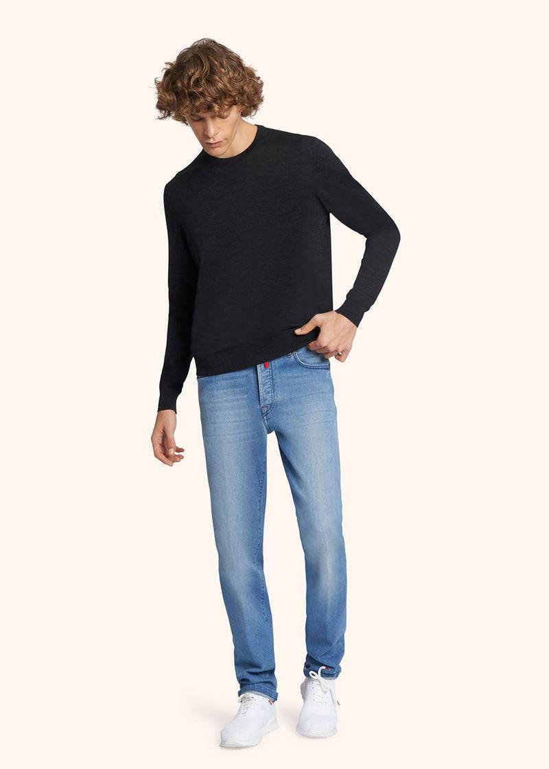 Kiton MAGLIA GIROCOLLO LANA UK8631015 Online Outlet