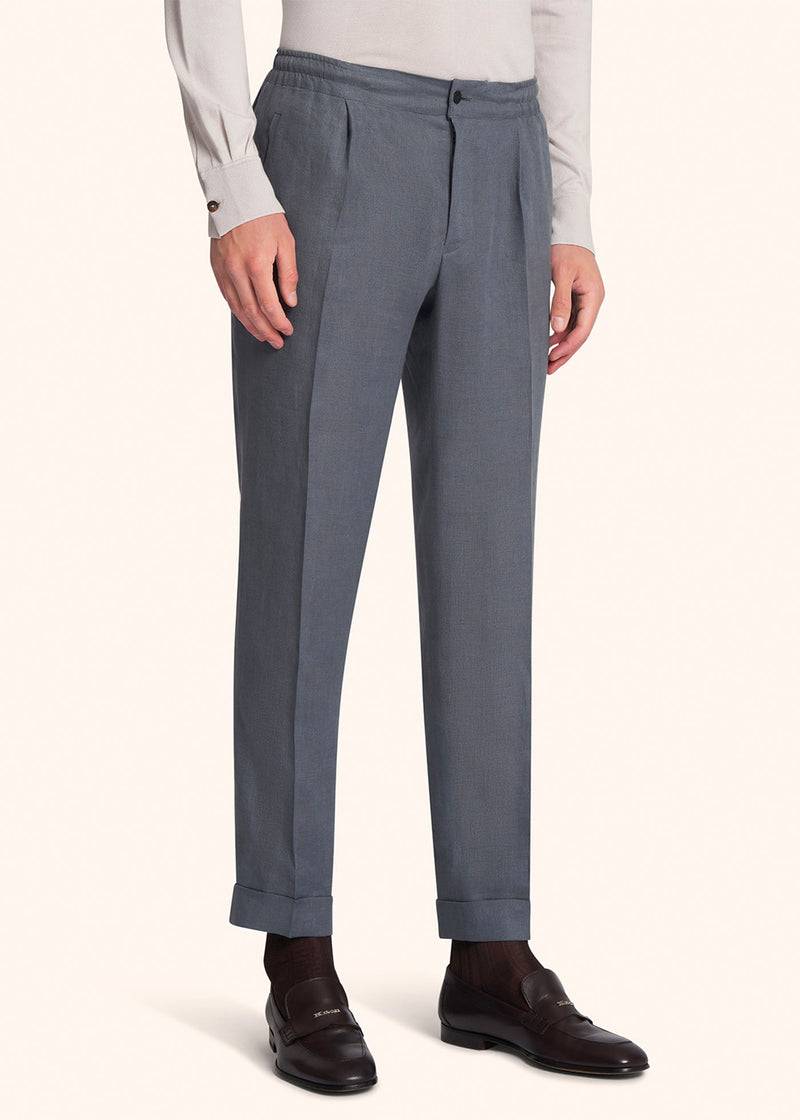 Kiton PANTALONI LINO UPN01H0883815 Comprane uno, ottenene uno gratis