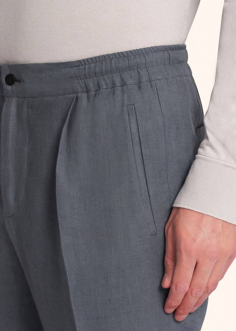 Kiton PANTALONI LINO UPN01H0883815 Comprane uno, ottenene uno gratis