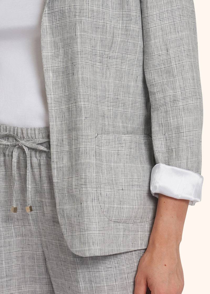 Kiton GIACCA Lino D48539FK0942B02 Negozi Online