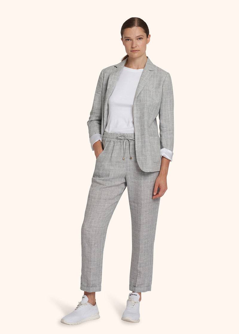 Kiton GIACCA Lino D48539FK0942B02 Negozi Online