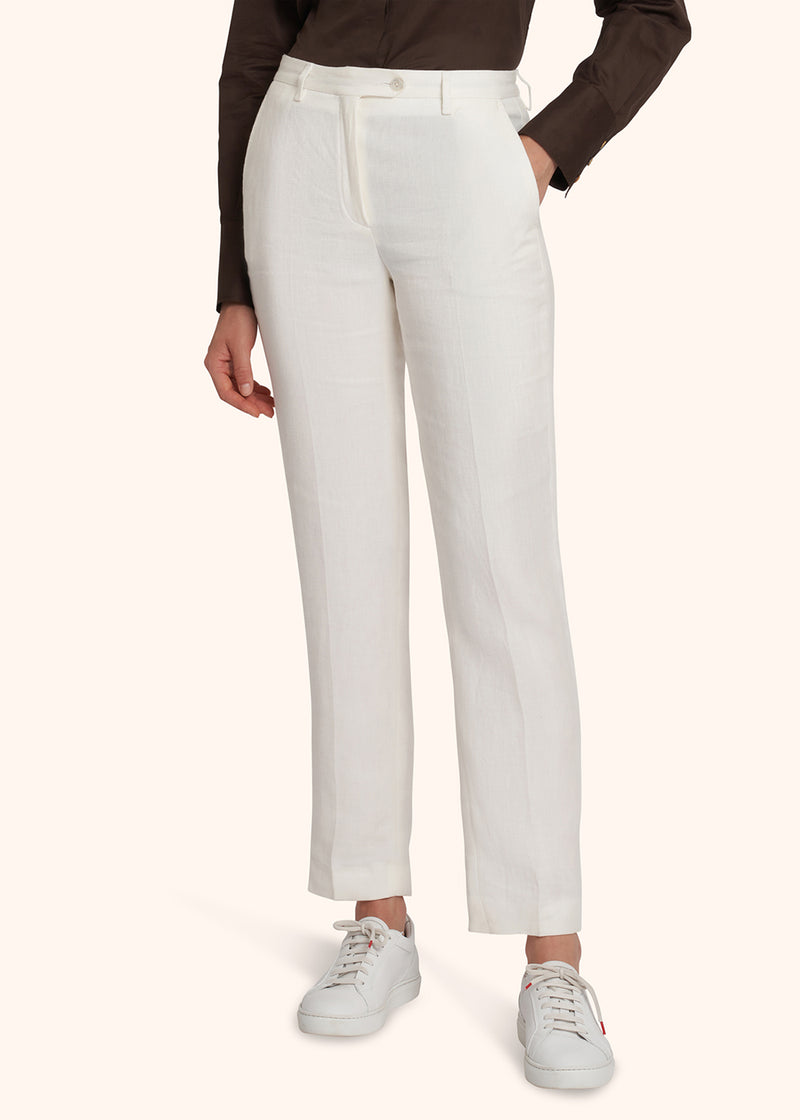 Kiton PANTALONI LINO D48125K0939B02 Promozione Limitata