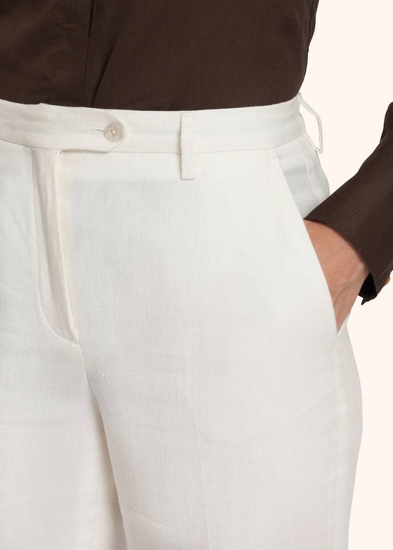 Kiton PANTALONI LINO D48125K0939B02 Promozione Limitata