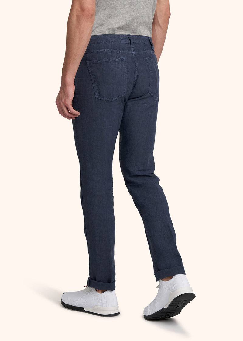 Kiton PANTALONI ULTRA SLIM Lino UPNJSM2J0760A07 Prezzo basso
