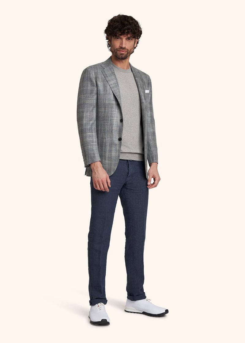 Kiton PANTALONI ULTRA SLIM Lino UPNJSM2J0760A07 Prezzo basso