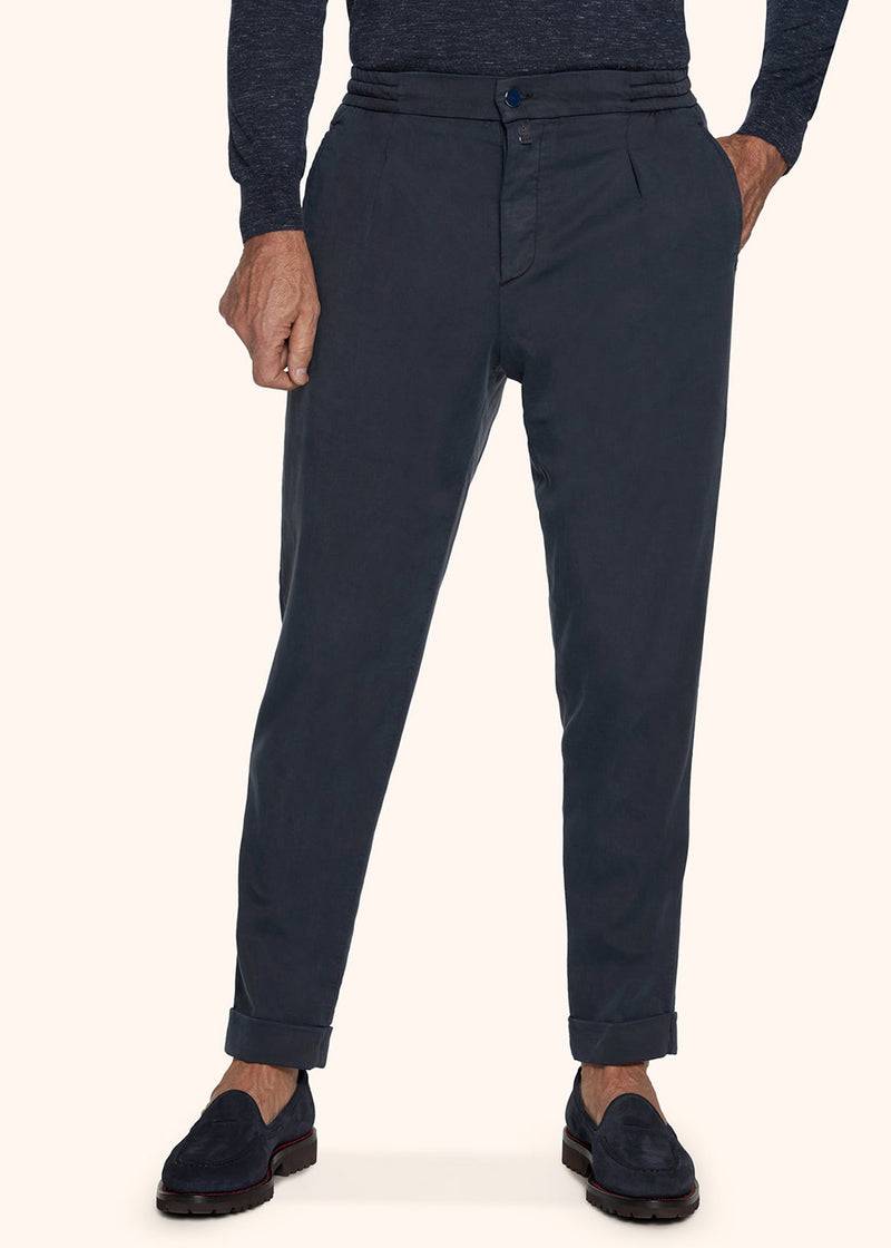 Kiton PANTALONI Lyocell UFP1LACJ0314A12 Sostegno trimestrale
