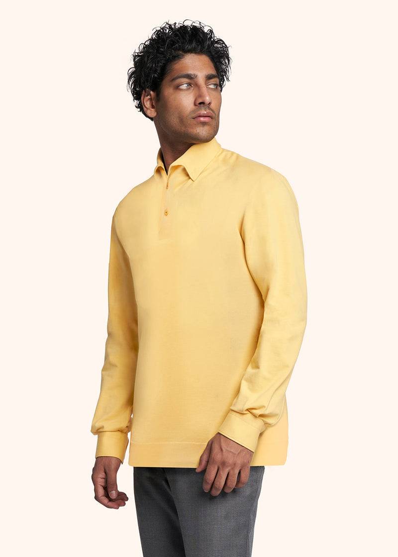 Kiton POLO ML COTONE UK33LE23K158 Super sconto