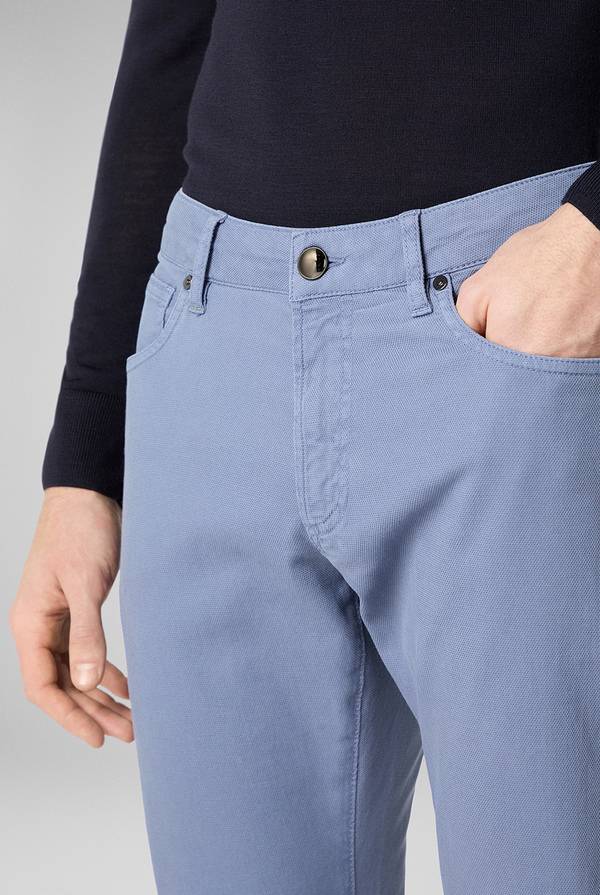 Lab. Pal Zileri Pantalone 5 tasche in cotone stretch tinto in capo Convenienza