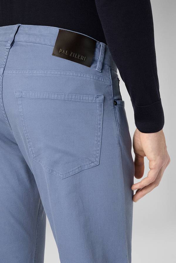 Lab. Pal Zileri Pantalone 5 tasche in cotone stretch tinto in capo Convenienza