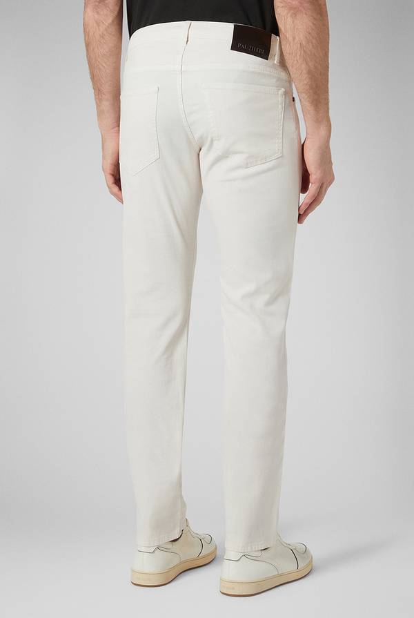 Lab. Pal Zileri Pantalone 5 tasche in cotone stretch tinto in capo Outlet