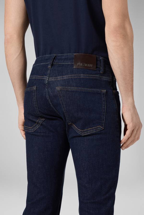 Lab. Pal Zileri Denim 5 tasche lavaggio scuro Saldi Di Fabbrica