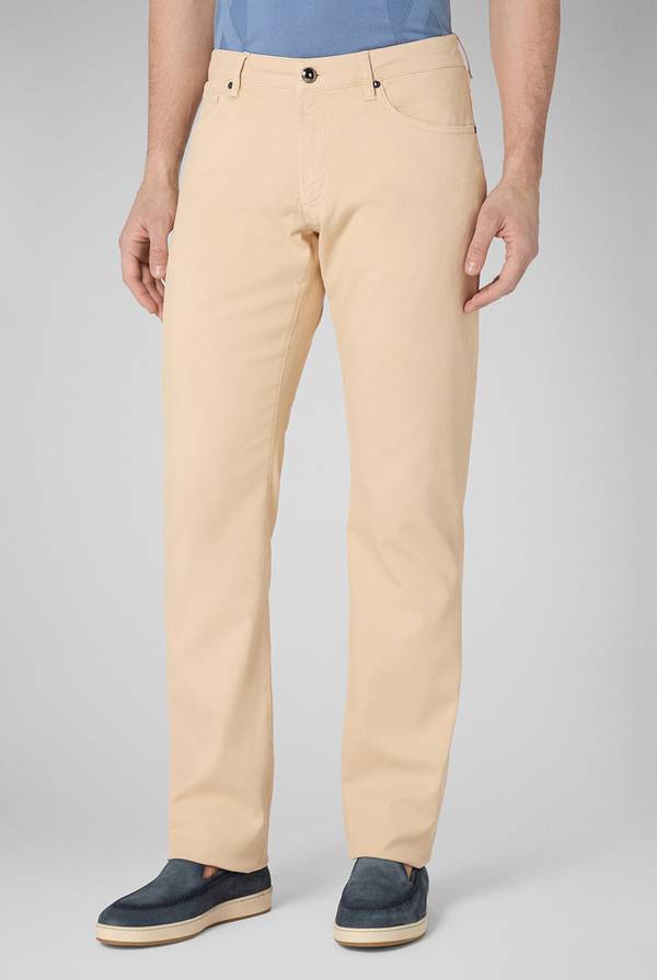 Lab. Pal Zileri Pantalone 5 tasche in cotone stretch tinto in capo Negozio