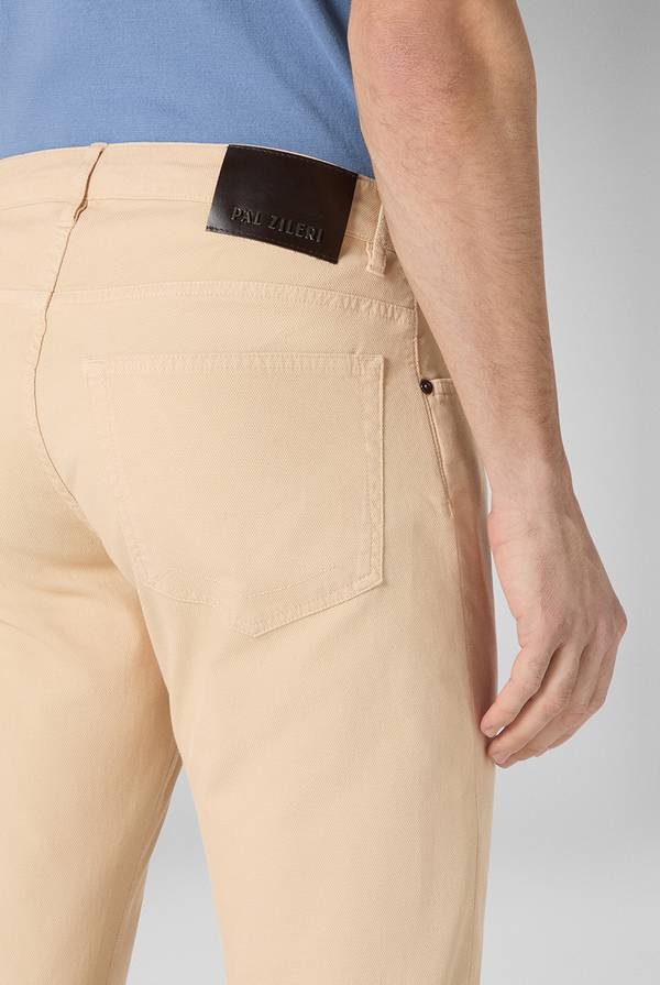 Lab. Pal Zileri Pantalone 5 tasche in cotone stretch tinto in capo Negozio