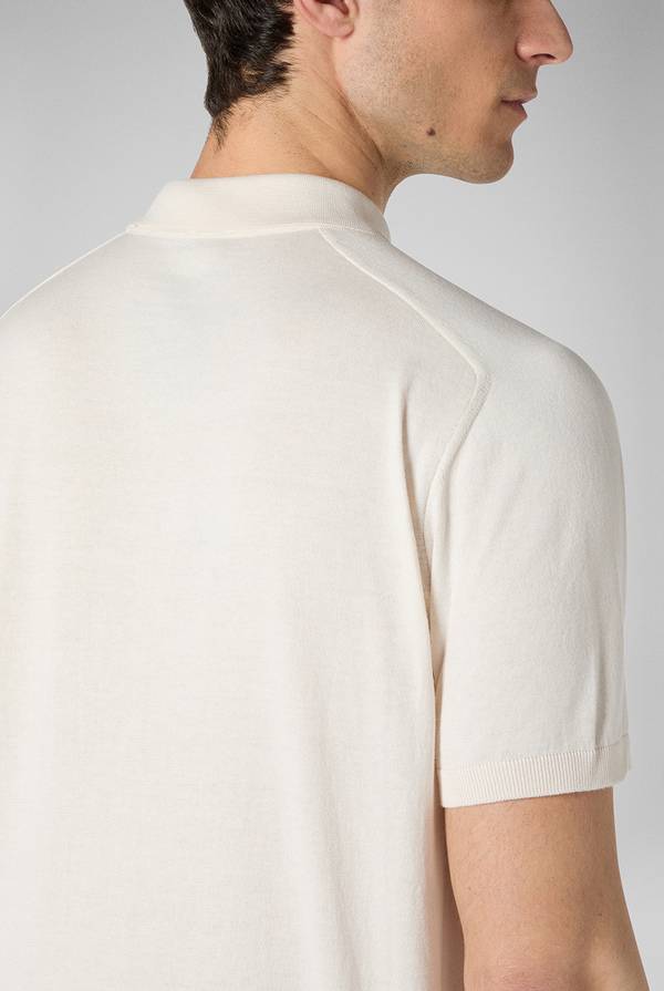 Lab. Pal Zileri Felpa in cotone stretch con logo Italia