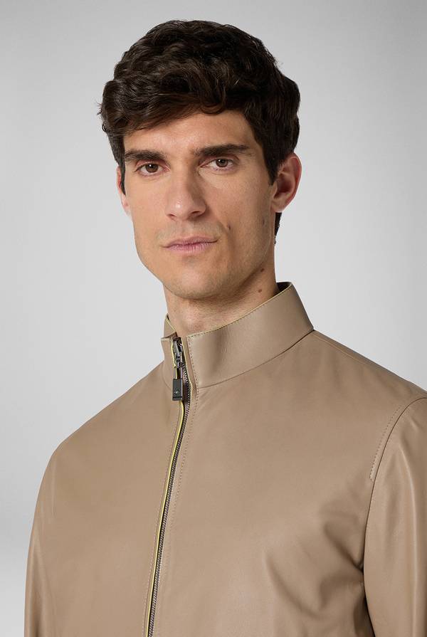 Lab. Pal Zileri Biker reversibile in nappa e nylon Consegna Veloce
