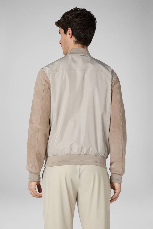 Lab. Pal Zileri Bomber beige in nylon e suede 2025