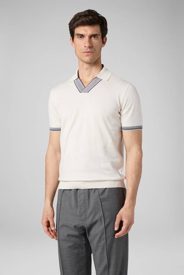 Lab. Pal Zileri Polo con finiture millerighe Shopping Online