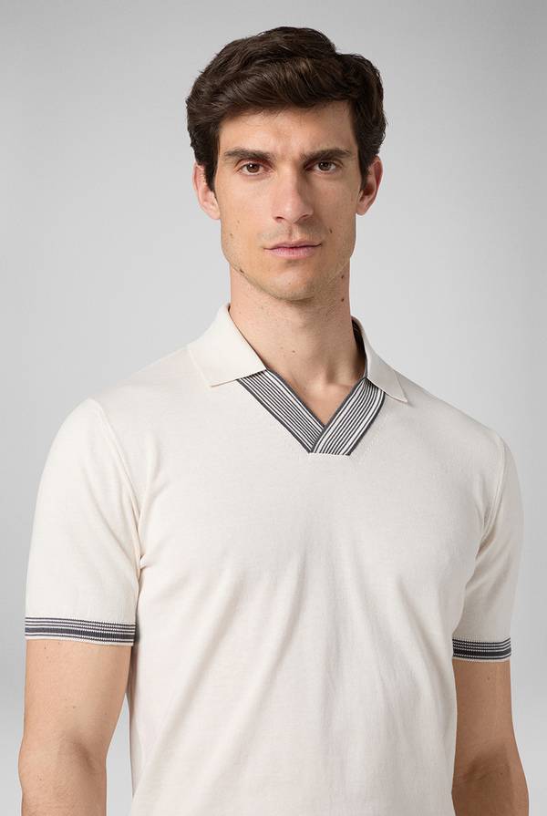 Lab. Pal Zileri Polo con finiture millerighe Shopping Online