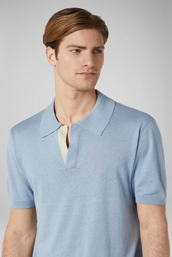 Lab. Pal Zileri Polo in maglia di lino e seta Affare Del Giorno