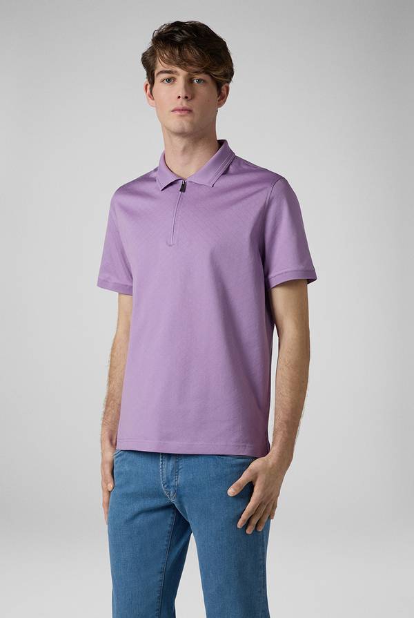 Lab. Pal Zileri Polo con monogramma allover Offerta