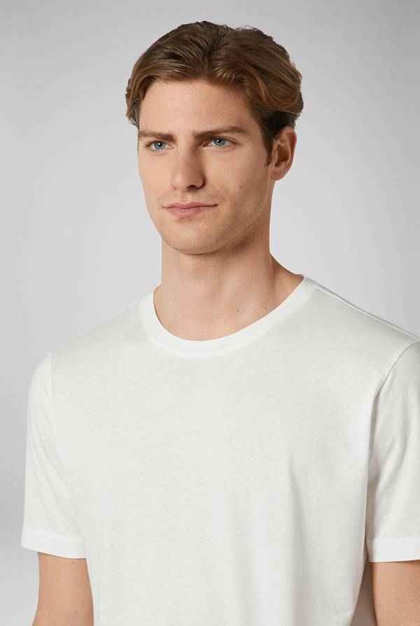 Lab. Pal Zileri T-Shirt in cotone nel colore bianco Online