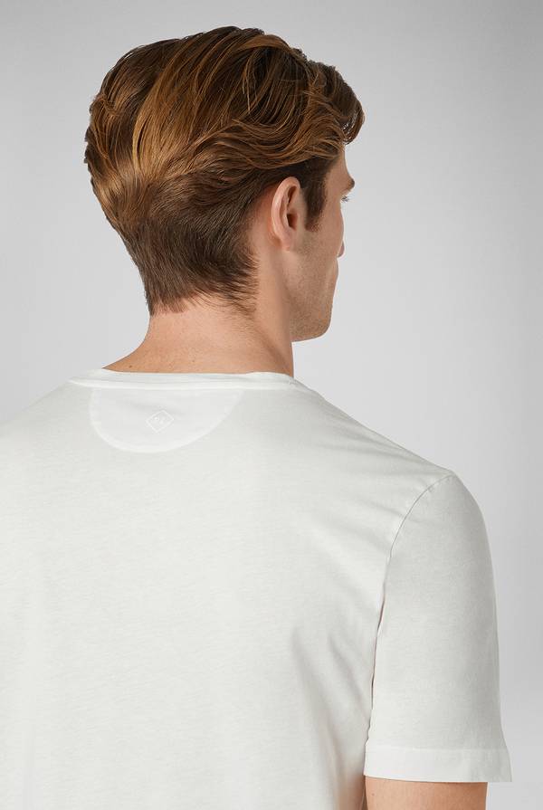 Lab. Pal Zileri T-Shirt in cotone nel colore bianco Online