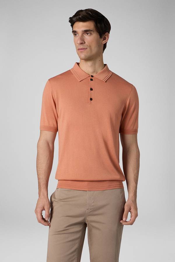 Lab. Pal Zileri Polo in cotone e tencel Saldi