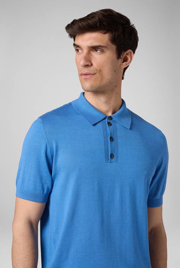 Lab. Pal Zileri Polo in maglia di lana e seta Hotsell