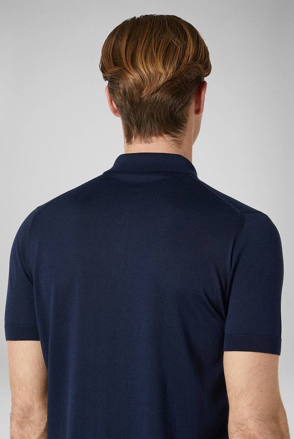 Lab. Pal Zileri Polo in maglia di seta e cotone Vendita Economica