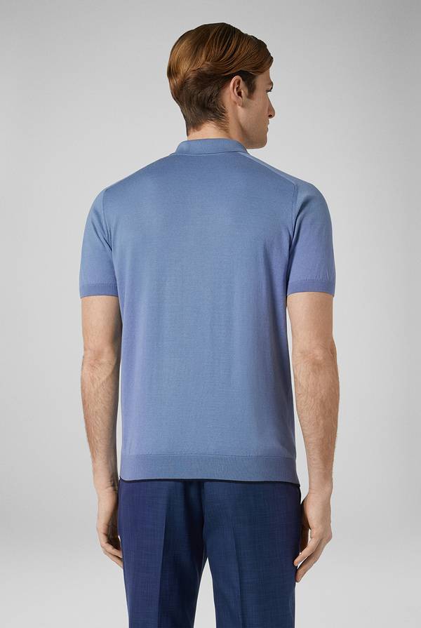 Lab. Pal Zileri Polo in maglia con calati Vendite Flash