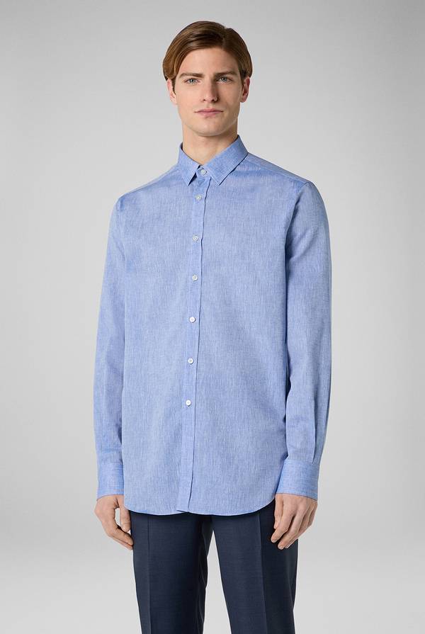 Lab. Pal Zileri Camicia in lino e cotone Offerta speciale della fabbrica