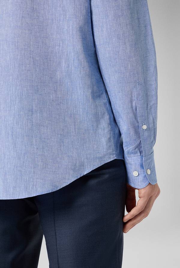 Lab. Pal Zileri Camicia in lino e cotone Offerta speciale della fabbrica