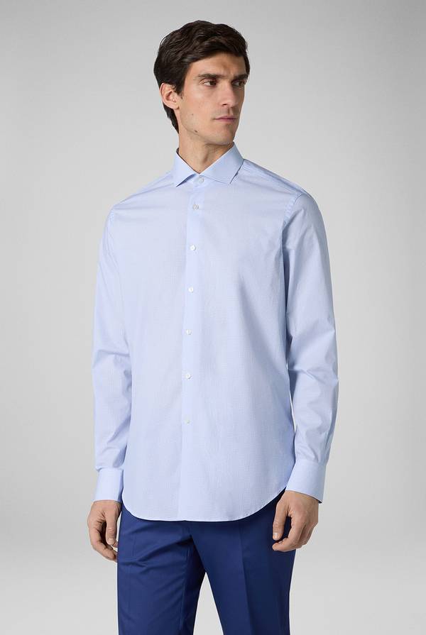 Lab. Pal Zileri Camicia collo Torino azzurra Italia