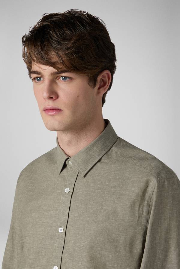 Lab. Pal Zileri Camicia in lino e cotone In Linea