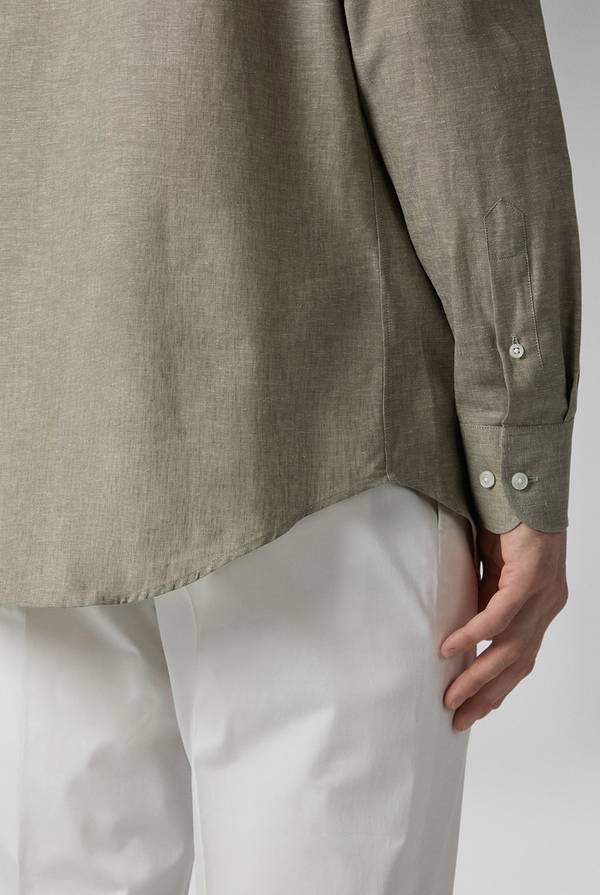 Lab. Pal Zileri Camicia in lino e cotone In Linea