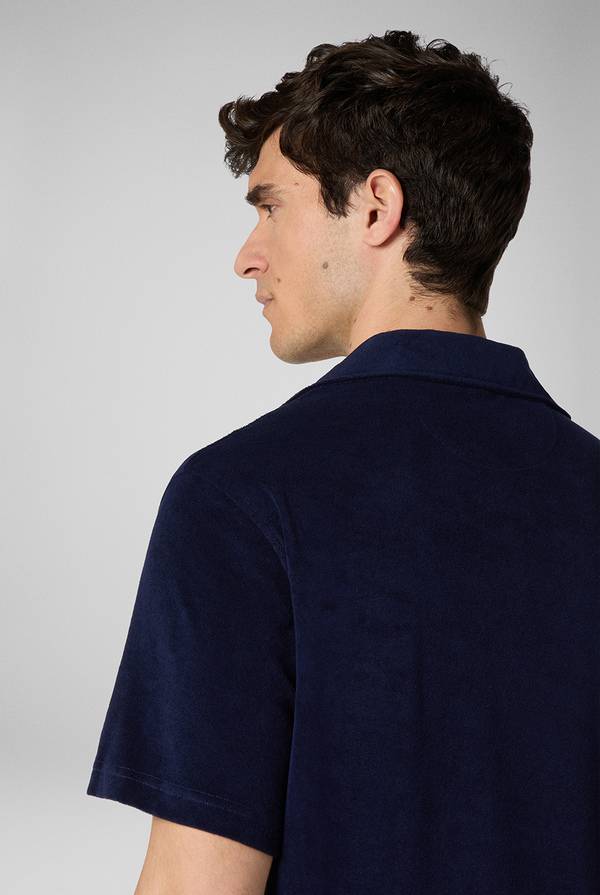 Lab. Pal Zileri Camicia bowling in jersey Nuovo