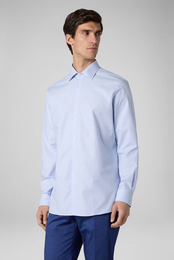 Lab. Pal Zileri Camicia in puro cotone jacquard Promozione