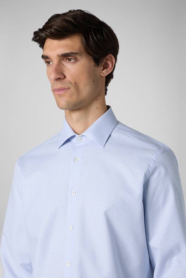 Lab. Pal Zileri Camicia in puro cotone jacquard Promozione